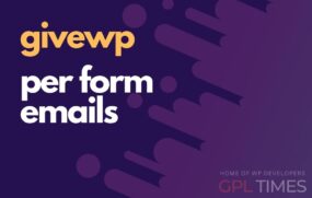 give wp per form emails