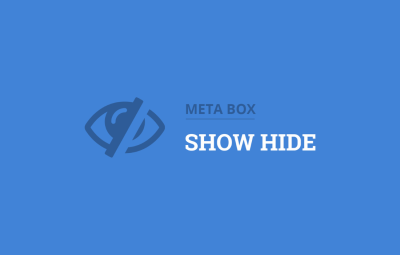 Meta Box Show Hide 1.3.1
