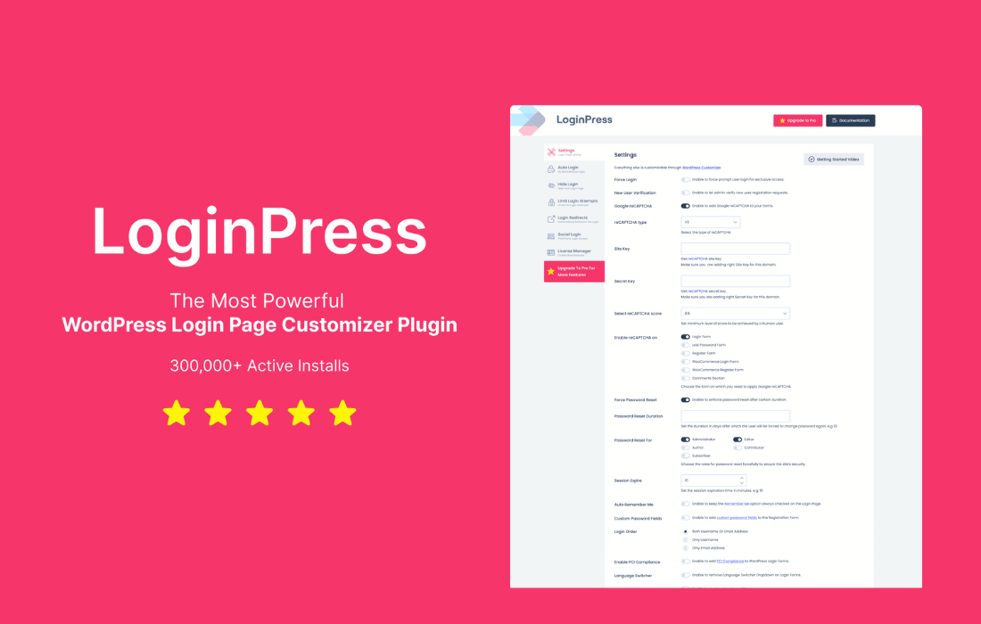 LoginPress Pro 5.0.0
