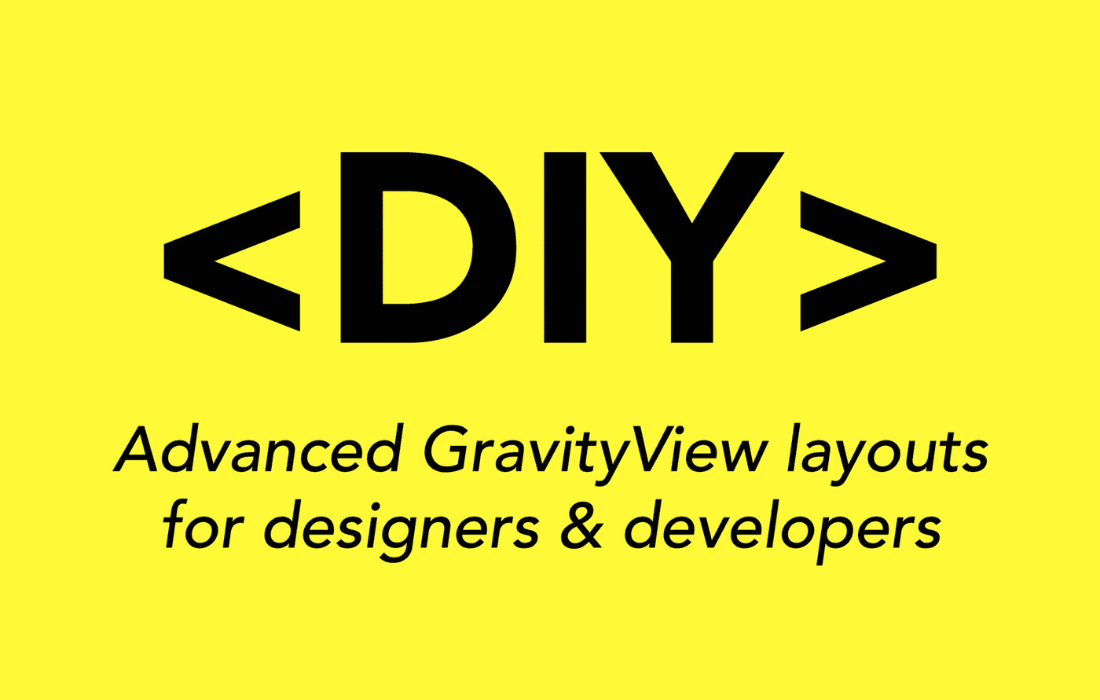 GravityView DIY Layout Extension 2.5.2