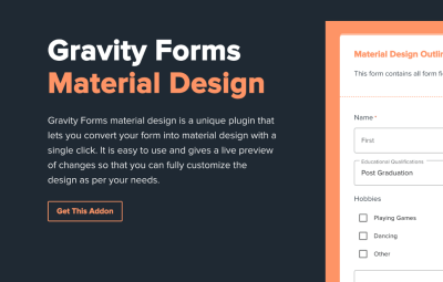 Material Design For Gravity Forms 6.10