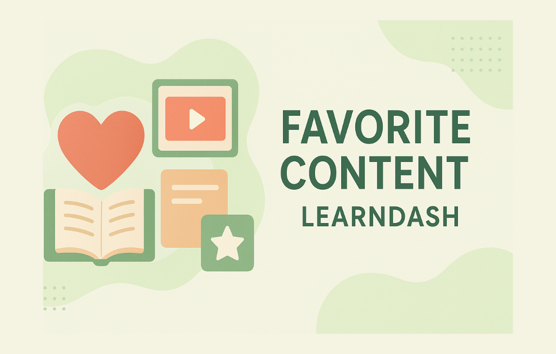 Favorite Content for LearnDash 1.2.1
