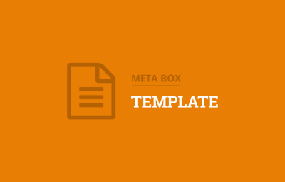 Meta Box Template 1.2.4