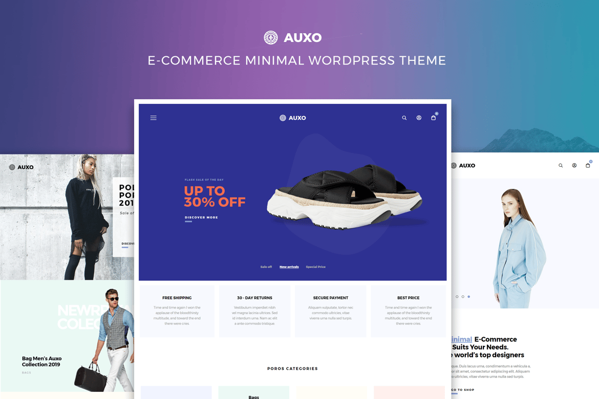 Auxo – Minimal WooCommerce WordPress Theme 1.2.1