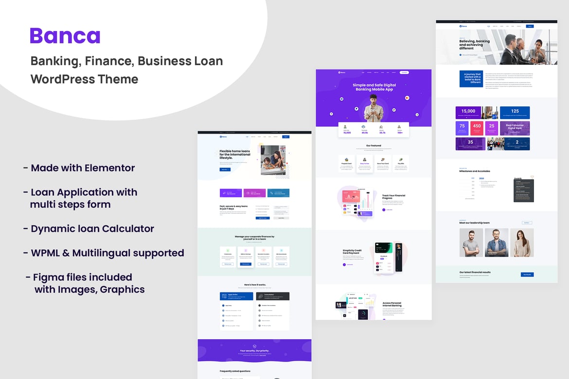Banca – Banking, Business Loan WordPress Theme 2.1.0