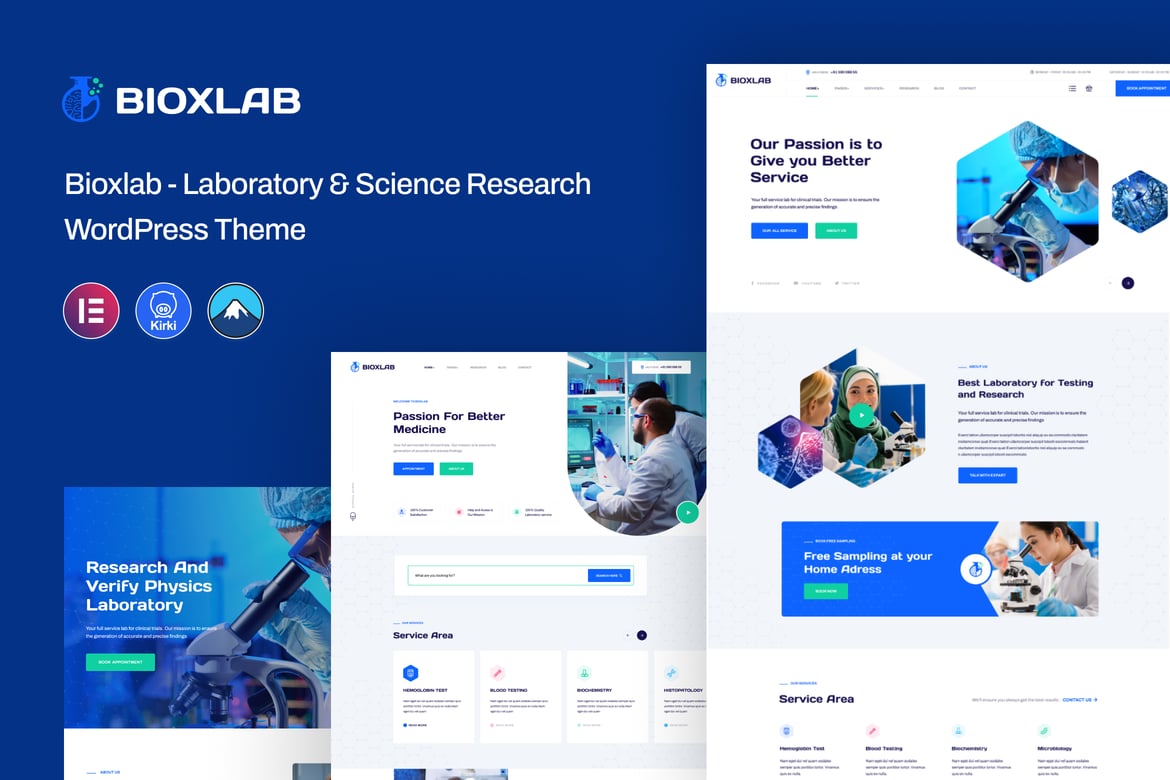 Bioxlab – Laboratory & Science Research WP Theme 1.1.8