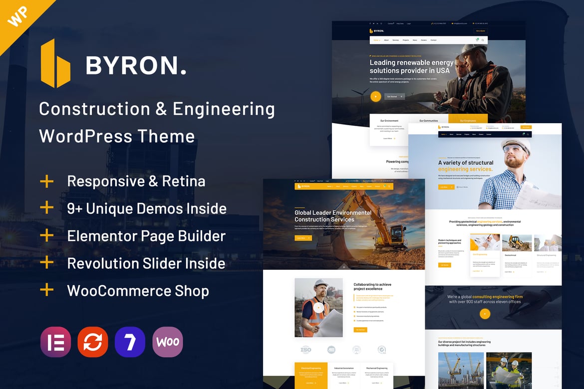 Byron | Construction and Engineering WP Theme 1.29