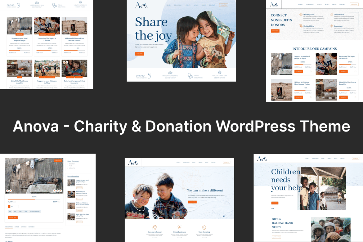 Charity & Donation WordPress Theme – Anova 1.1.3