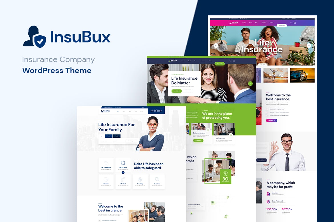 Insubux – Insurance Company WordPress Theme 1.0.9