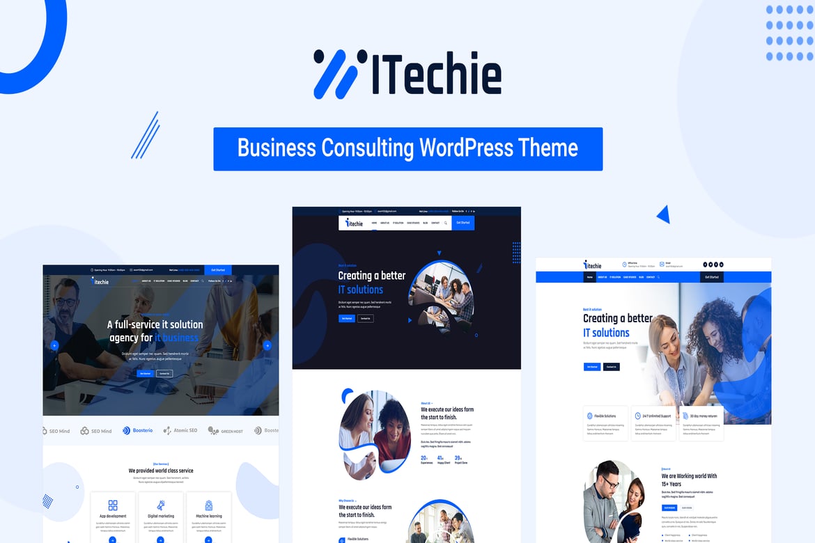 Itechie – IT Solutions and Services Elementor Theme 1.1.0