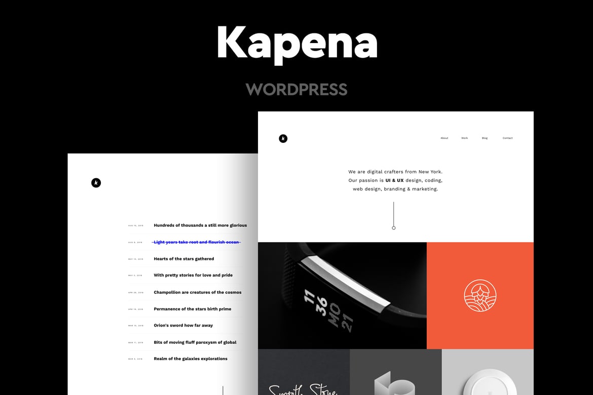 Kapena – Minimal Portfolio WordPress Theme 1.4