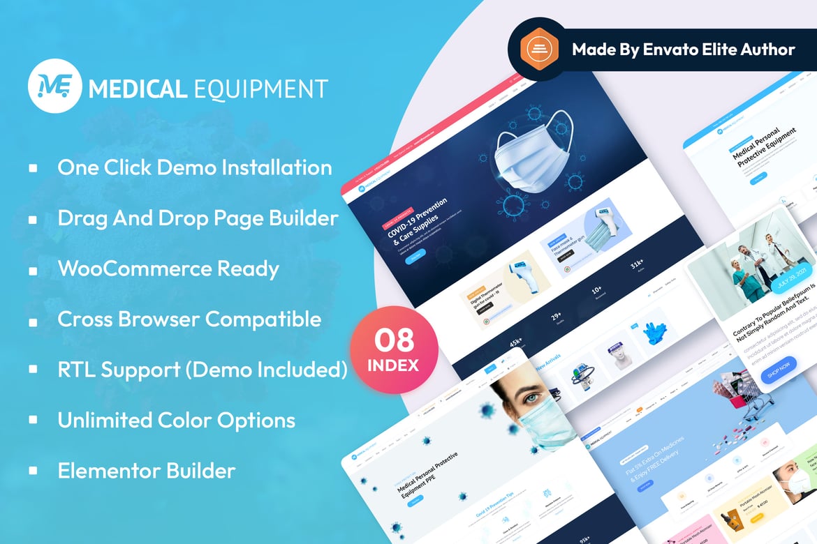 Medical Equipment – eCommerce WordPress Theme 1.2.0