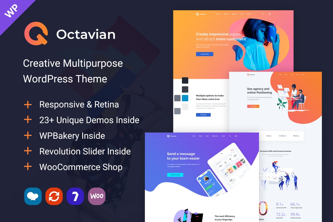 Octavian – Creative Multipurpose WordPress Theme 1.28