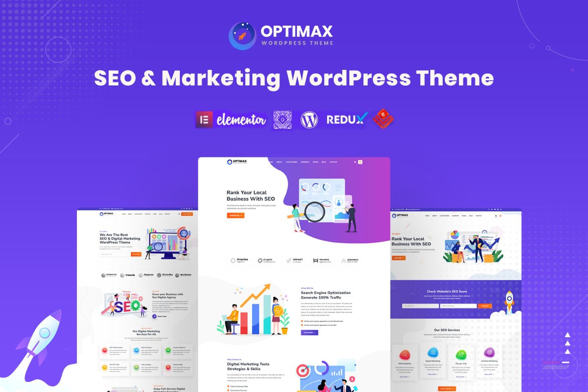 Optimax – SEO & Marketing WordPress Theme 2.0.5