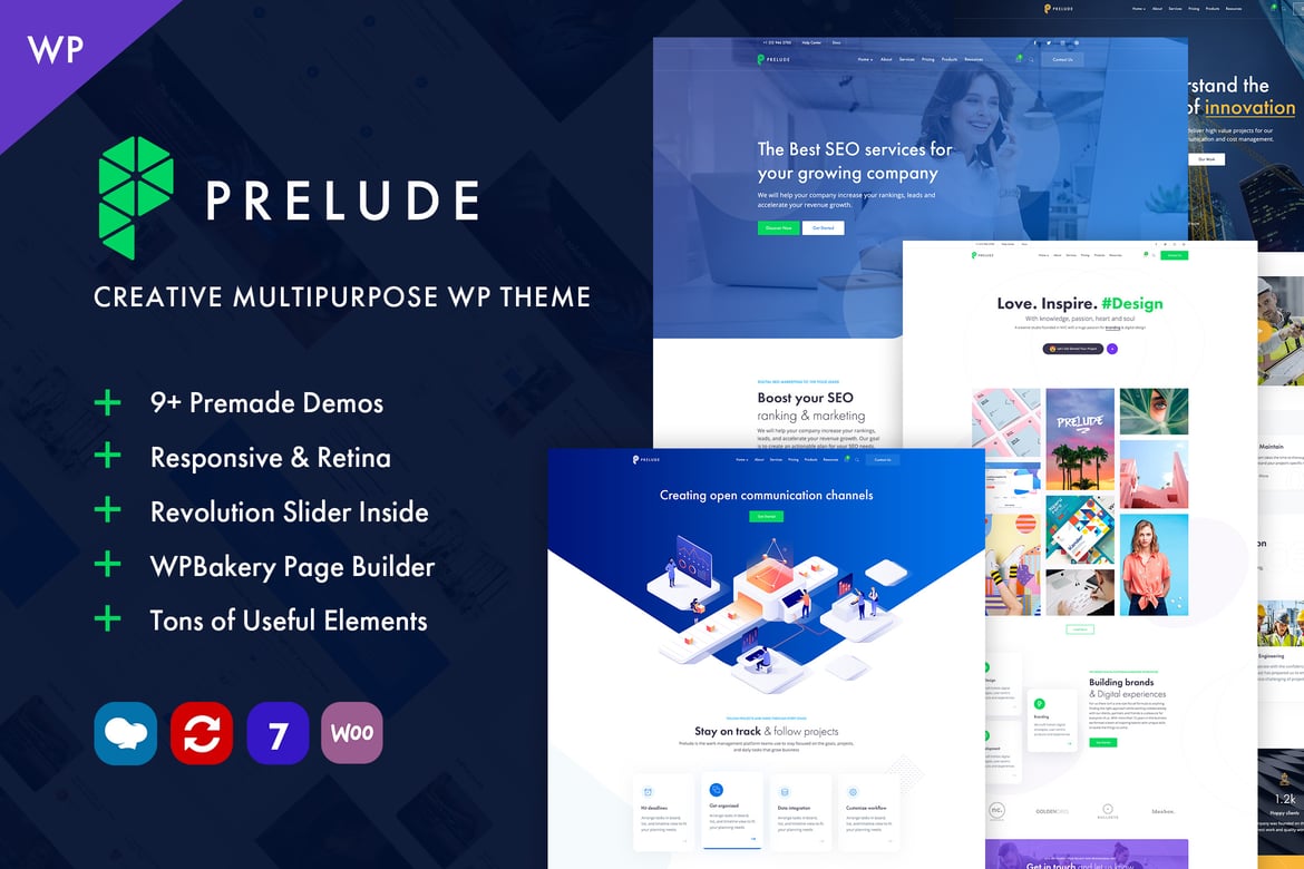 Prelude – Creative Multipurpose WordPress Theme 1.32