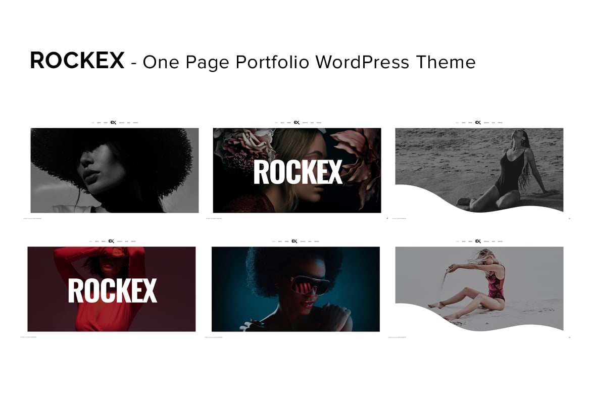 Rockex – One Page Portfolio WordPress Theme 1.7