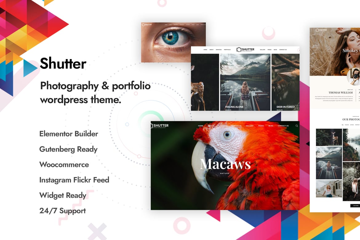 Shutter – Photography WordPress Theme 3.0.5
