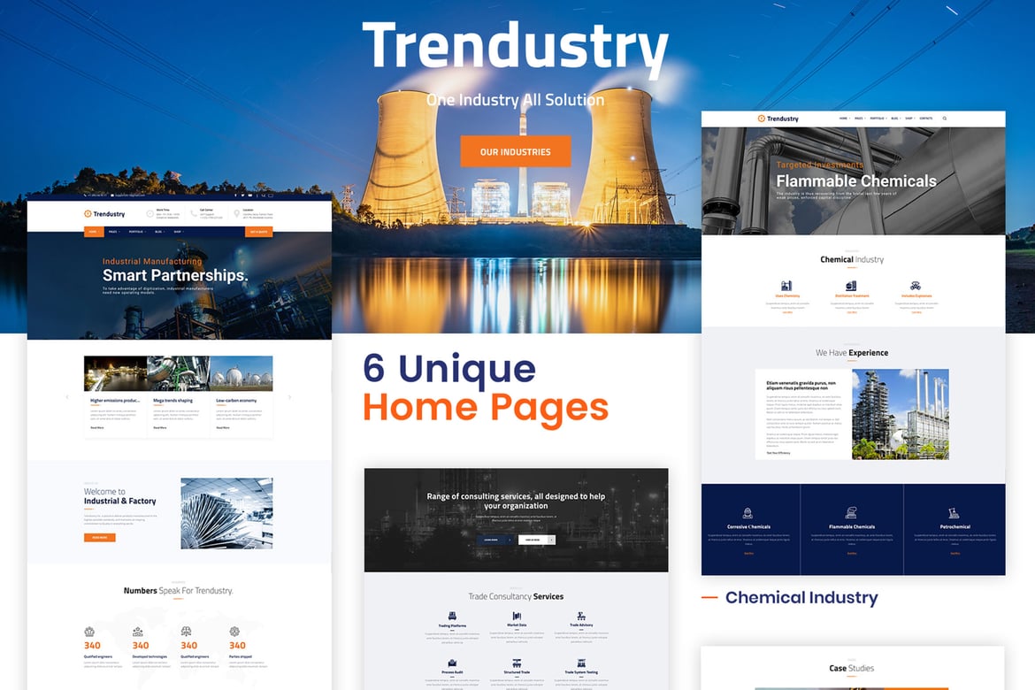 Trendustry – Industrial & Manufacturing WordPress 1.1.5