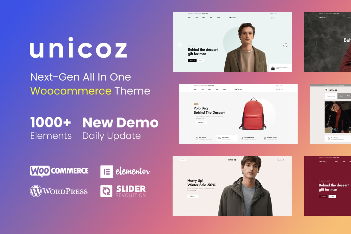 Unicoz – Elementor WooCommerce Theme 1.1.2