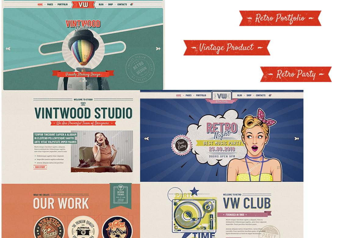 VintWood – Vintage, Retro WordPress Theme 1.2.0