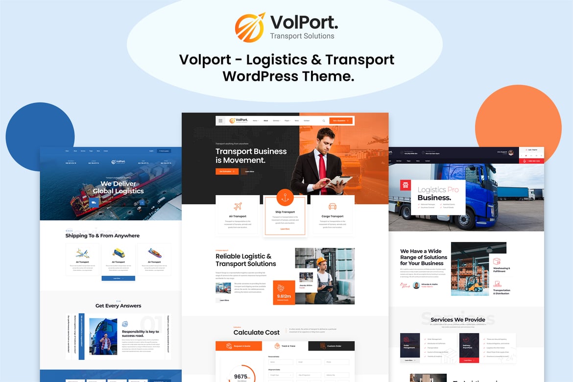 Volport – Logistics & Transport WordPress Theme 2.0.2