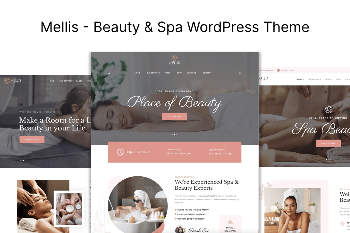Mellis – Beauty & Spa WordPress Theme 1.2.8