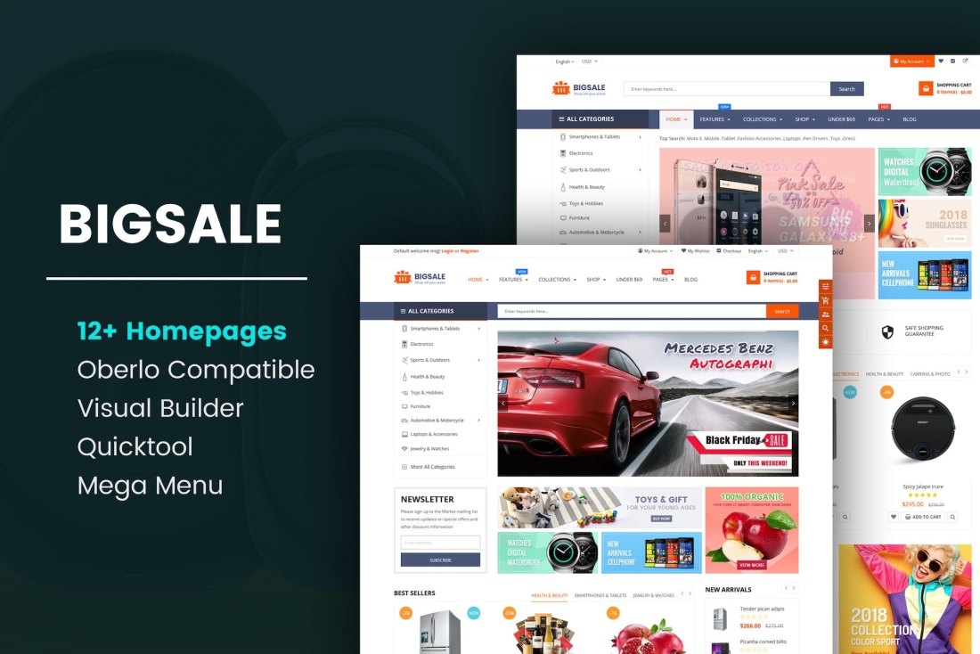 BigSale - Unlimited Bootstrap 4 Shopify Theme