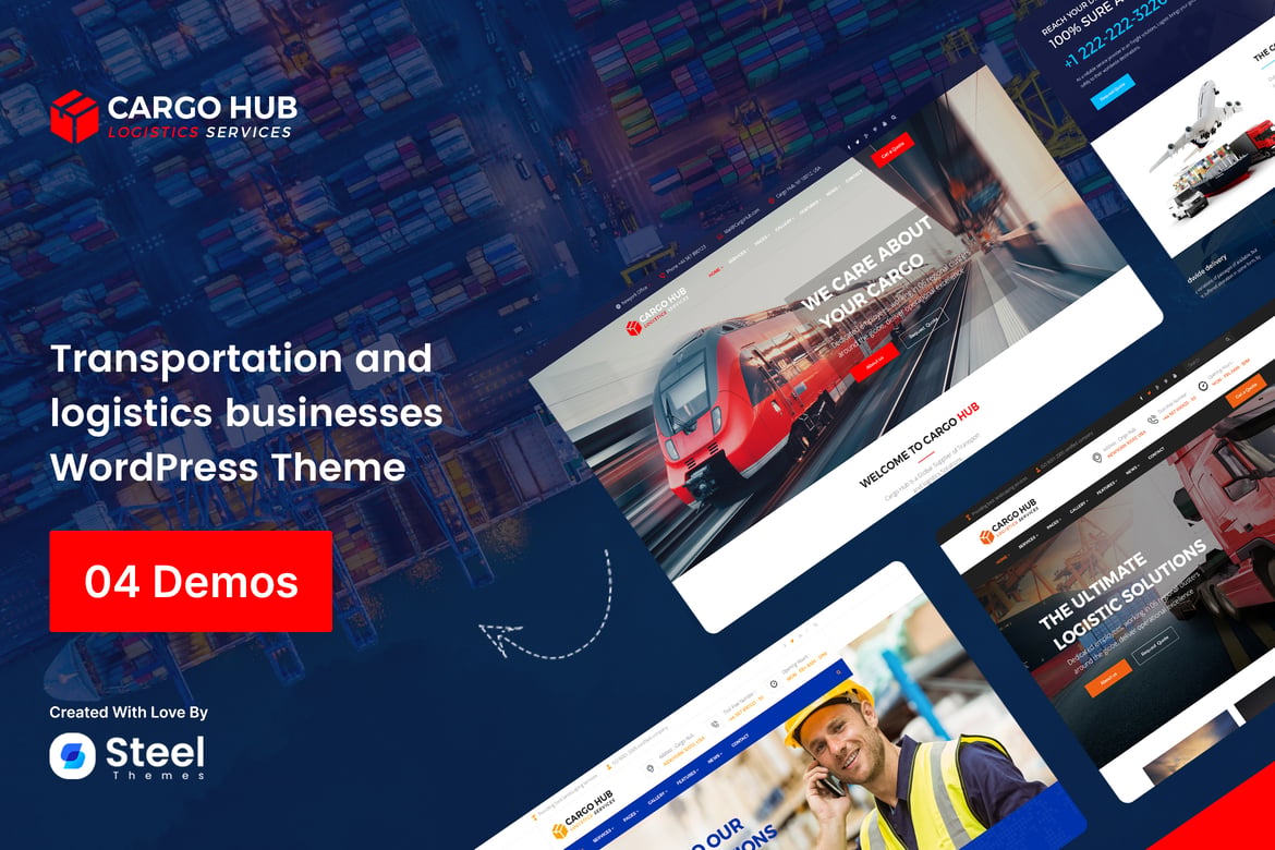 Cargo HUB – Logistics & Transport WordPress Theme 1.4.0