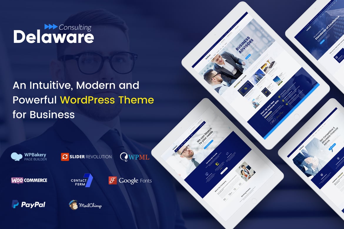 Delaware – Multi-Purpose Business WordPress Theme 1.4.1