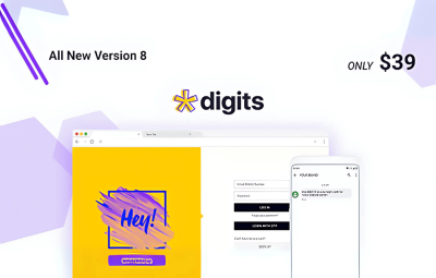 Digits : WordPress Mobile Number Signup and Login 8.6