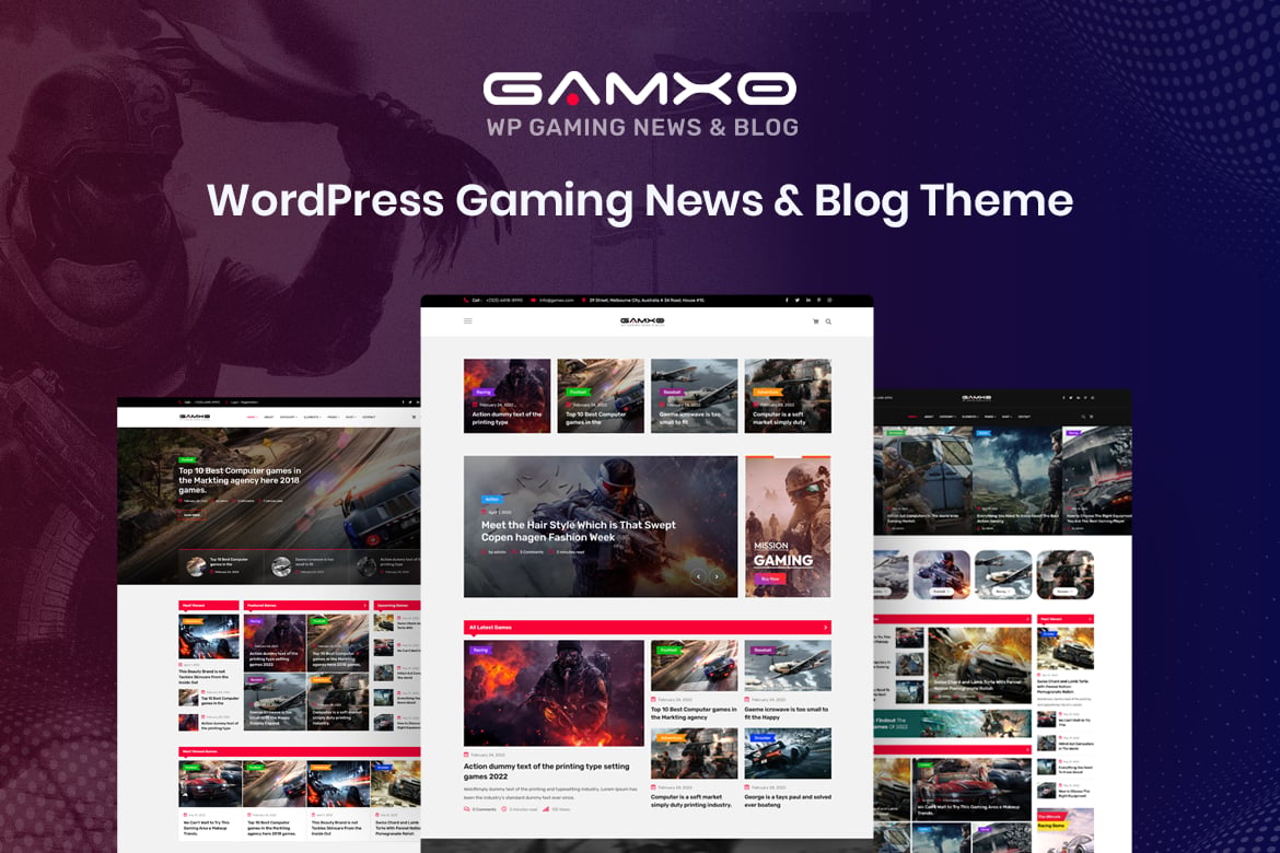 Gamxo – WordPress Gaming News & Blog Theme 2.0.6