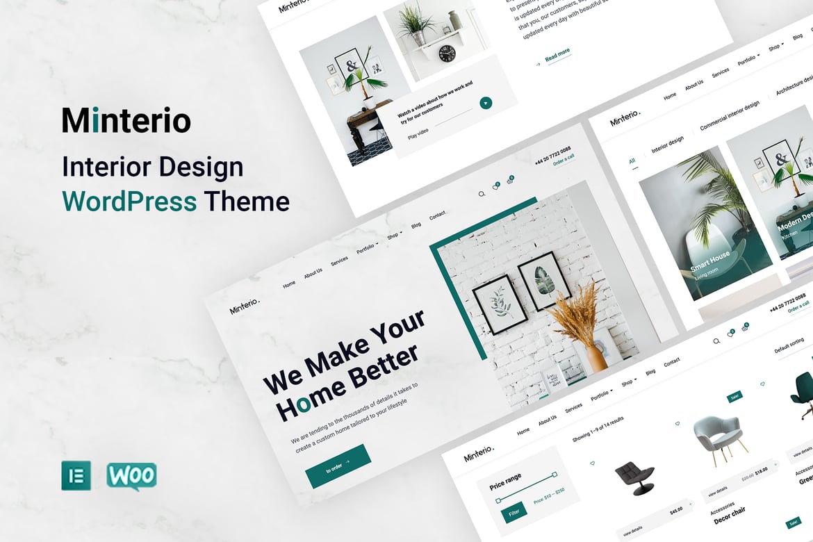 Minterio – Interior Design Elementor Theme 1.5.1