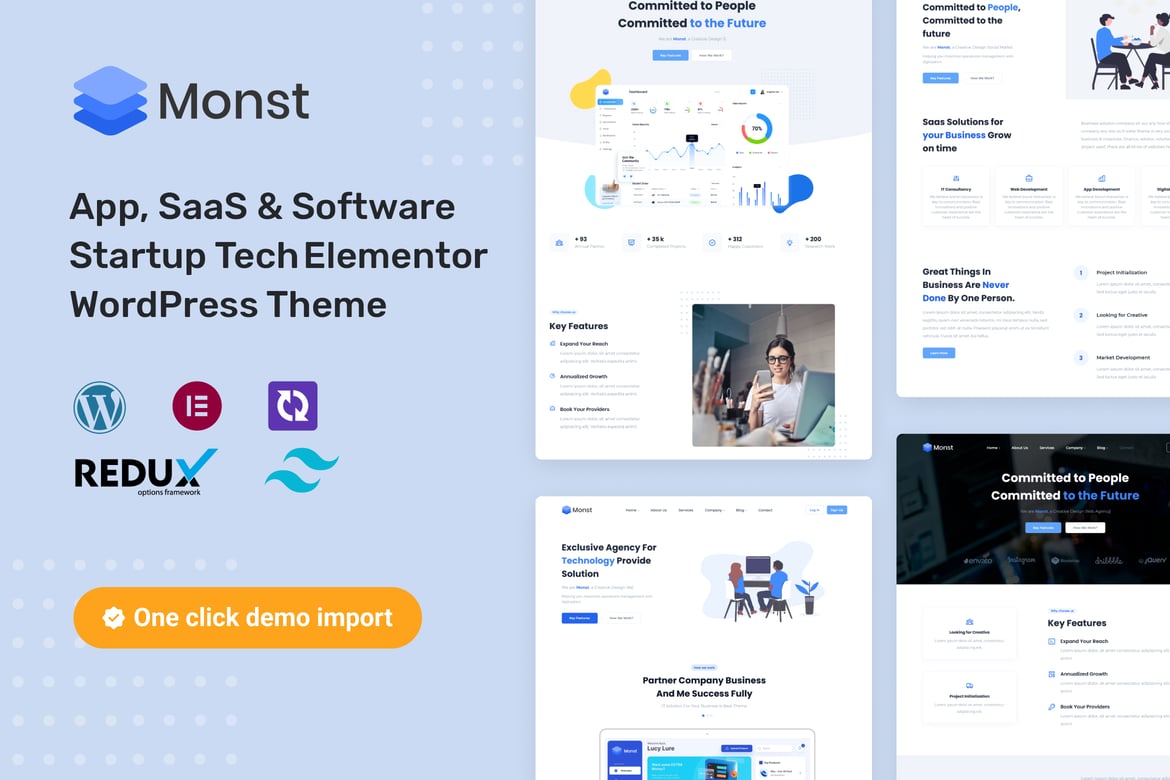 Monst – App, SaaS & Software Startup WP Theme 1.3