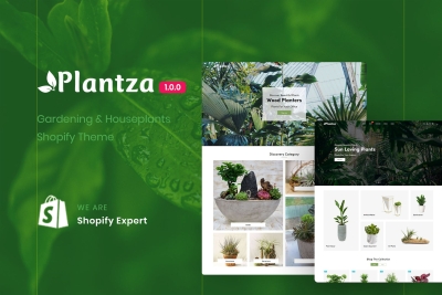 Plantza - Gardening & Houseplants Shopify Theme