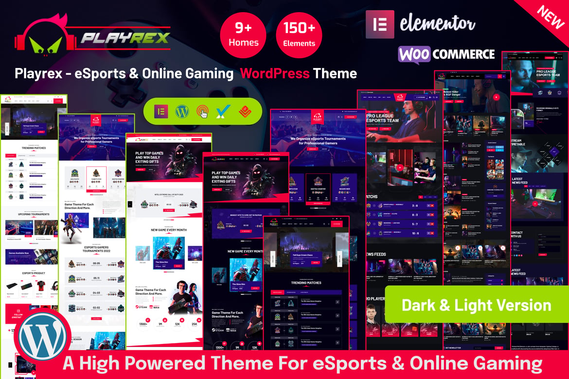 Playrex – eSports & Gaming WordPress Theme 1.4.7