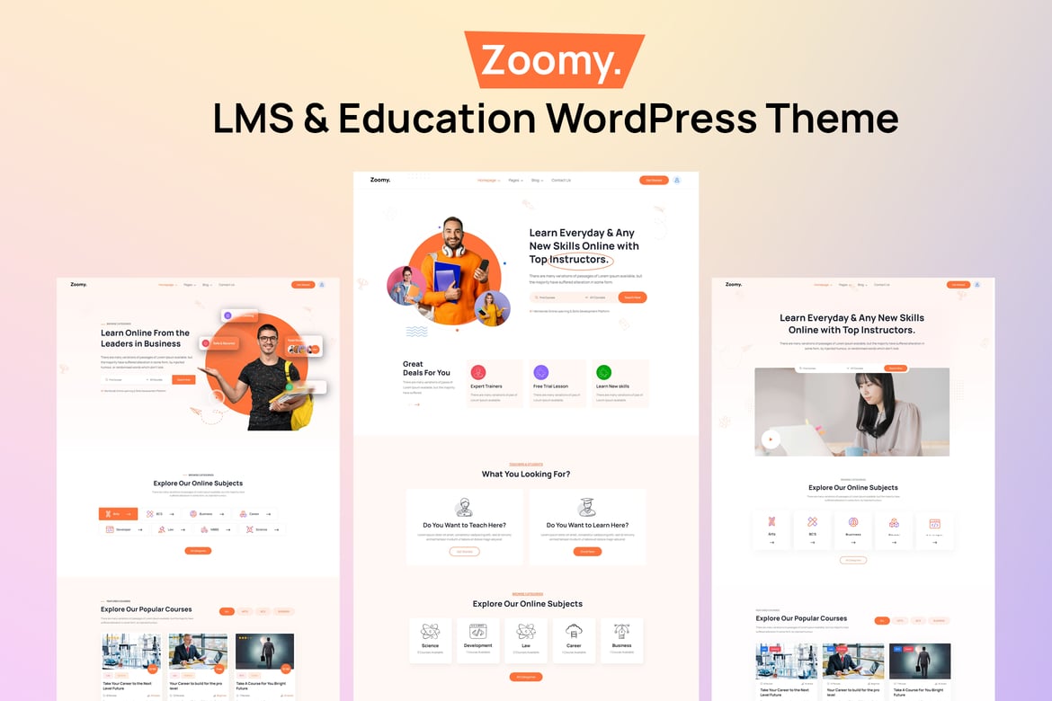 Zoomy – LMS & Education WordPress Theme 1.2.1
