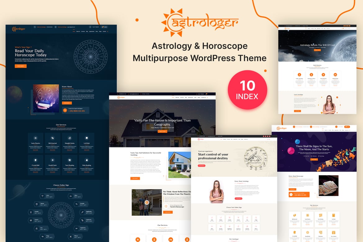 Astrologer – Horoscope & Palmistry Theme 2.7