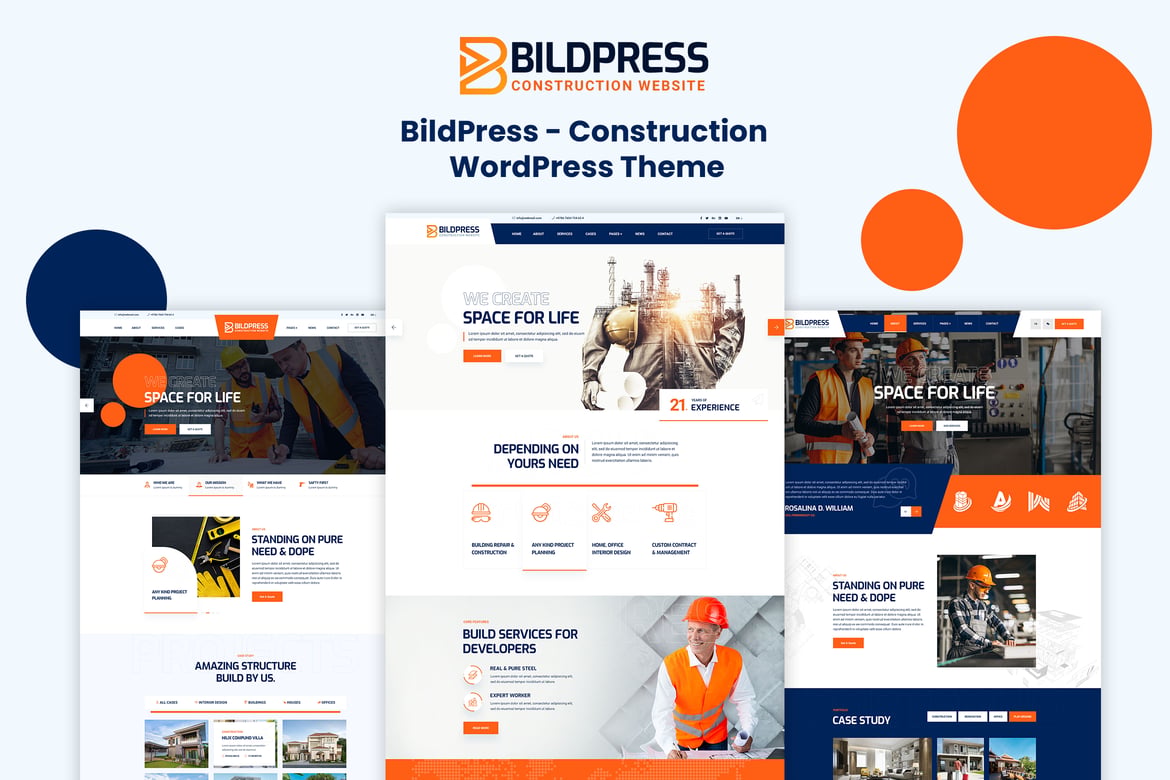 BildPress – Construction WordPress Theme + RTL 2.0.3