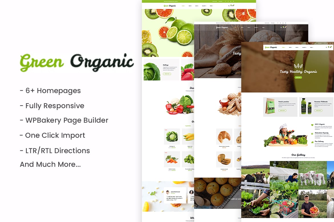 GreenOrganic – Organic & Bakery WordPress Theme 2.52
