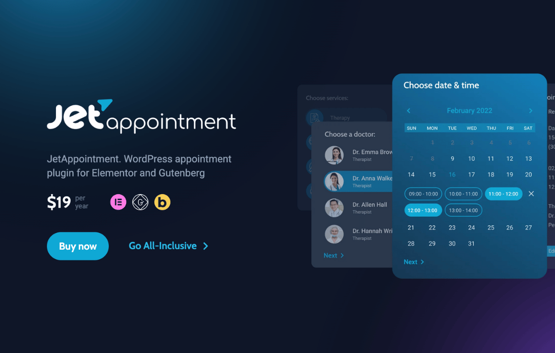 Jet Appointments Booking 2.2.0