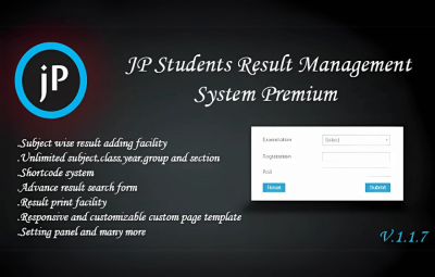 JP Students Result Management System Premium 1.1.7