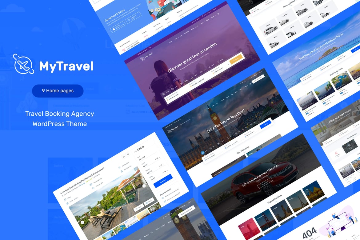 MyTravel – Tours & Hotel Bookings WooCommerce Theme 1.2.3