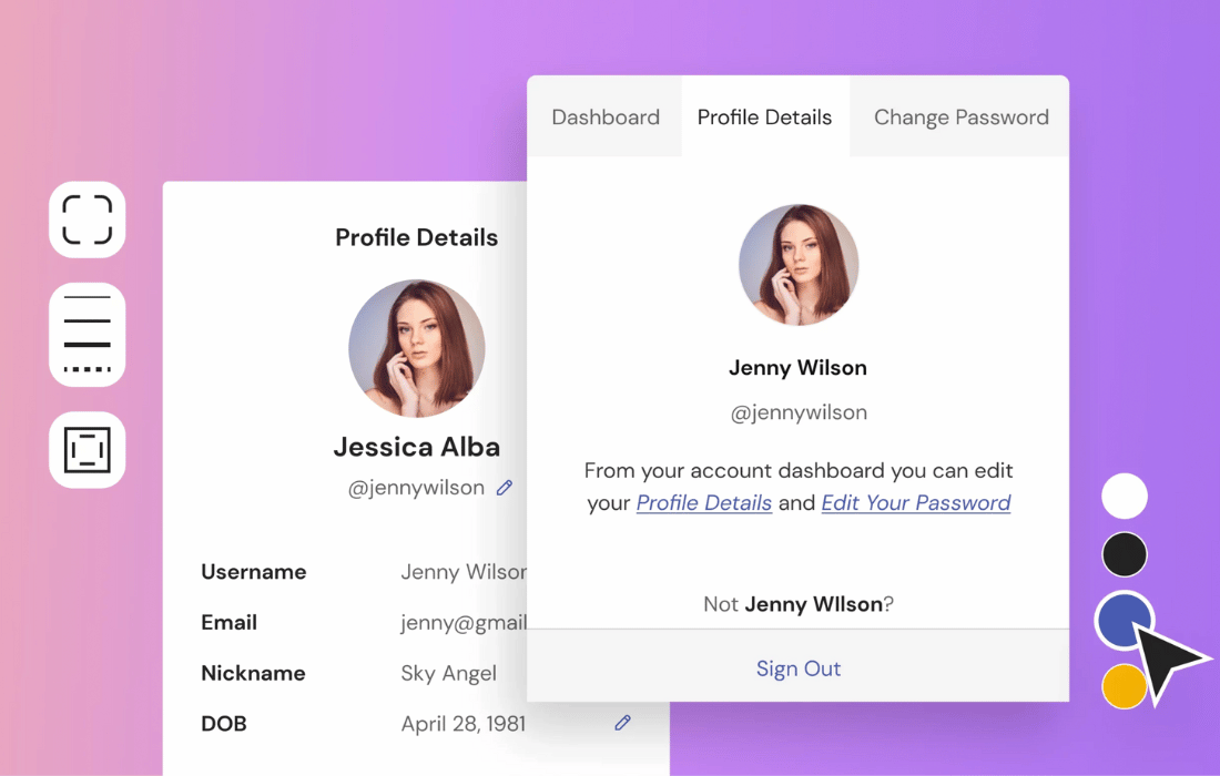 User Registration Customize My Account 1.2.15