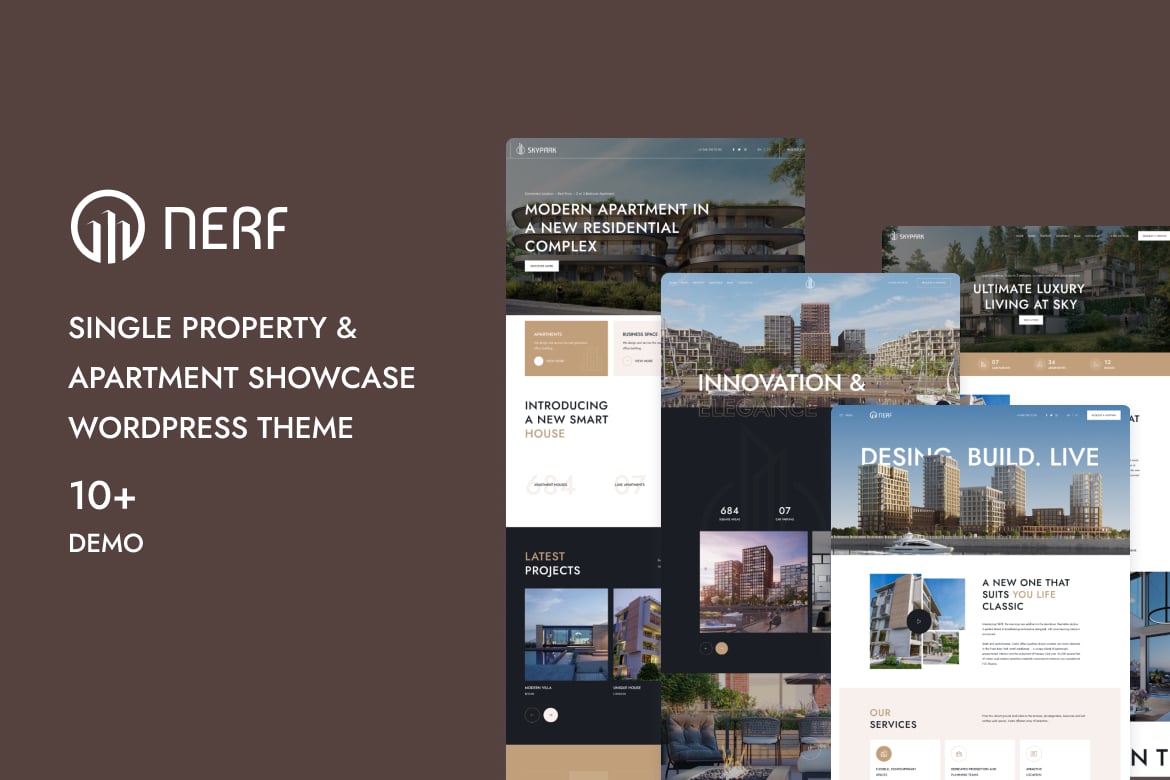 Nerf – Single Property WordPress Theme 1.0.9