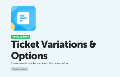 EventOn Ticket Variations & Options 1.1.10