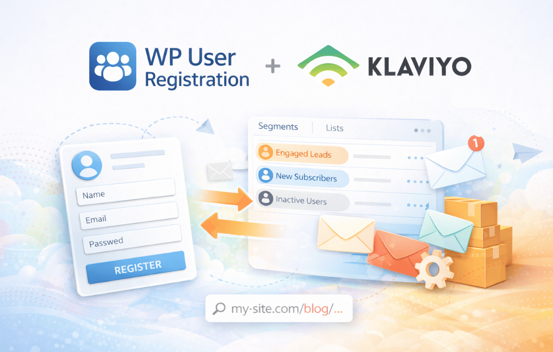 User Registration Klaviyo 1.0.9