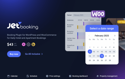JetBooking For Elementor 3.7.3