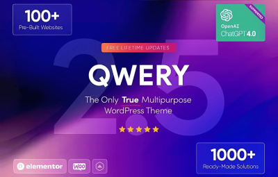 Qwery - Multi-Purpose Business WordPress Theme + RTL 3.4.1