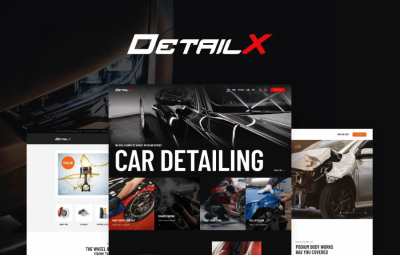 DetailX - Car Detailing, Shop & Repair WordPress Theme 1.15.0