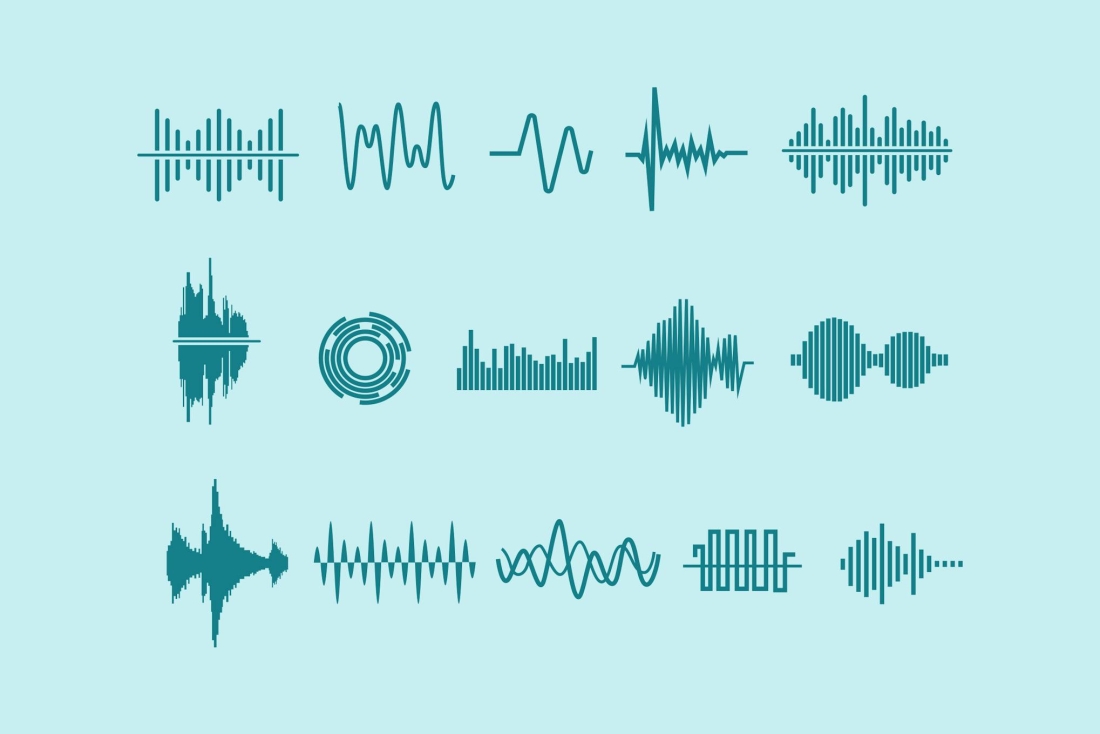 15 Audio Waveform Icons